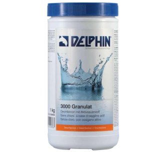 Delphin 3000 активний кисень для басейну у гранулах 1 кг