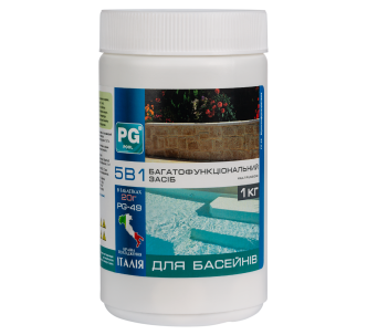 Barchemicals хлор тривалої дії 5в1, 20г, 1 кг