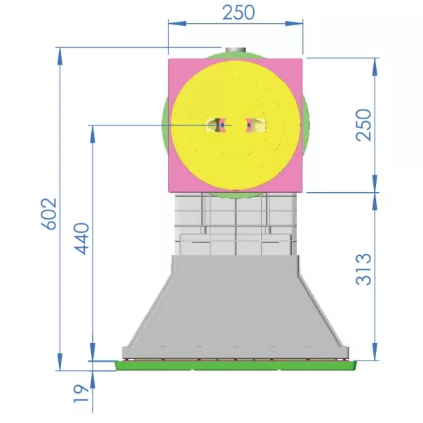 AstralPool V17,5 WIDE Light Grey скиммер для бассейна широкий под лайнер, светло серый - Фото №2