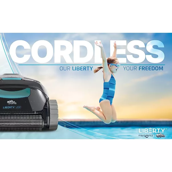 Dolphin Liberty 200 бездротовий робот пилосос для басейну - Фото №5