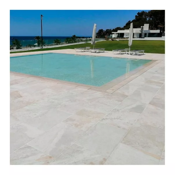 Rosa Gres Pietro White Compact 245 CM керамогранітні переливні грати для басейну, 62,6 x 24,5 x 2,2 см - Фото №4