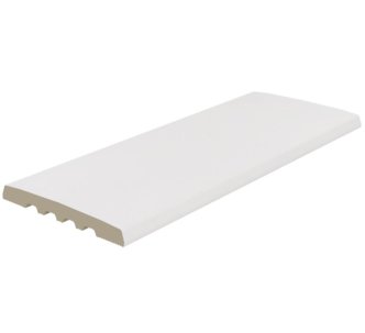 Rosa Gres Iconic White Infinity I25 керамогранитная переливная решетка для бассейна, 62,6 x 24,5 x 2,2