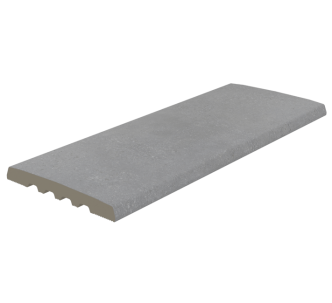 Rosa Gres Iconic Grey Infinity I25 керамогранитная переливная решетка для бассейна, 62,6 x 24,5 x 2,2