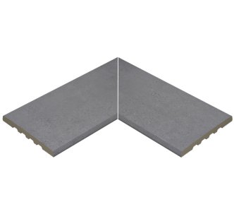 Rosa Gres Iconic Dark EIN кут керамогранітних переливних грат для басейну I25, 62,6 x 62,6 x 2,2 см