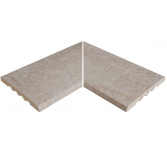 Rosa Gres Serena Griggio EIN кут керамогранітних переливних грат для басейну I25, 62,6 x 62,6 x 2,2 см