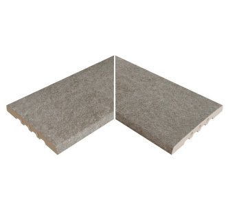 Rosa Gres Serena Nero EIN кут керамогранітних переливних грат для басейну I25, 62,6 x 62,6 x 2,2 см
