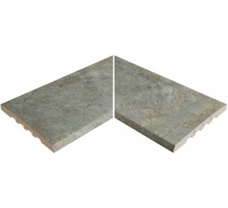 Rosa Gres Serena Mix EIN кут керамогранітних переливних грат для басейну I25, 62,6 x 62,6 x 2,2 см