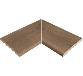 Rosa Gres Alma Forest EIN кут керамогранітних переливних грат для басейну I25, 62,6 x 62,6 x 2,2 см