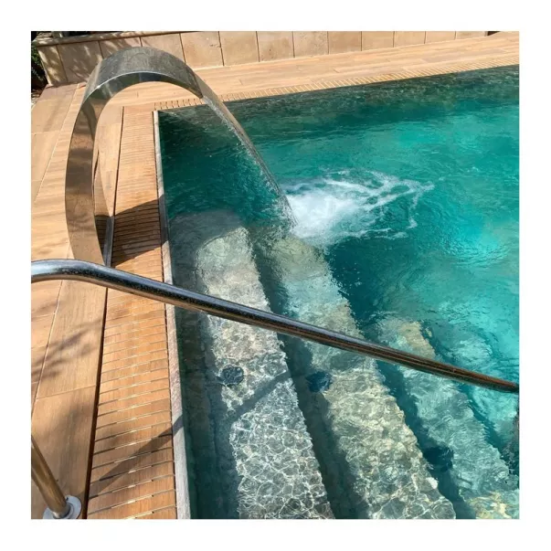 Rosa Gres Alma Honey EIN кут керамогранітних переливних грат для басейну I25, 62,6 x 62,6 x 2,2 см - Фото №5