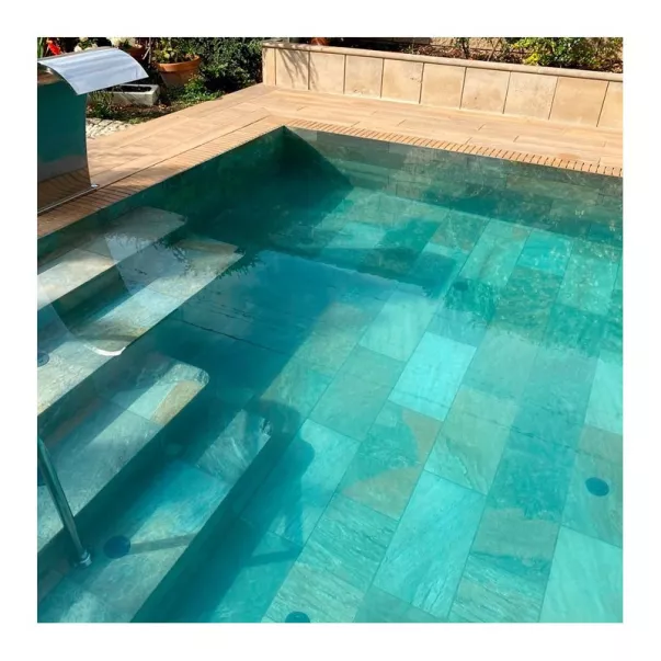 Rosa Gres Alma Honey EIN кут керамогранітних переливних грат для басейну I25, 62,6 x 62,6 x 2,2 см - Фото №4