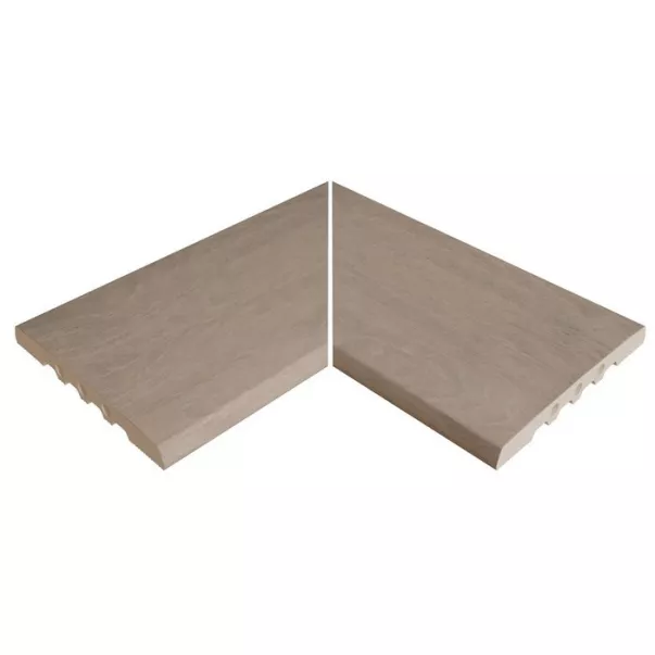 Rosa Gres Stela White EIN кут керамогранітних переливних грат для басейну I25, 62,6 x 62,6 x 2,2 см