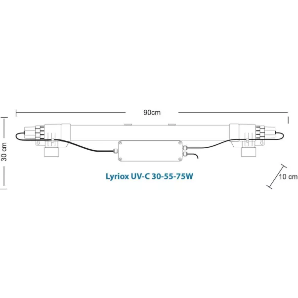 AstralPool Lyriox UV-C 110 Вт ультрафиолет для бассейна - Фото №3