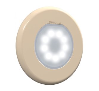 AstralPool Biege Flexi V1 White светодиодный прожектор для бассейна 16W, накладка беж, свет белый
