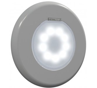 AstralPool Light Grey Flexi V1 White светодиодный прожектор для бассейна 16W, накладка светло серый, свет белый