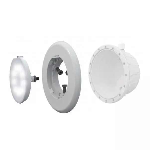 AstralPool SS Flexi V1 White светодиодный прожектор для бассейна 16W, накладка нерж.сталь, свет белый - Фото №5