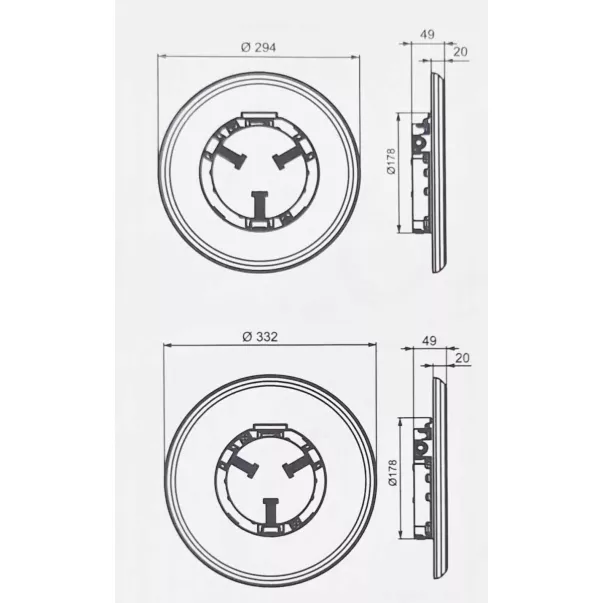 AstralPool SS Flexi RGB 22 Вт cветодиодный прожектор для бассейна - Фото №2