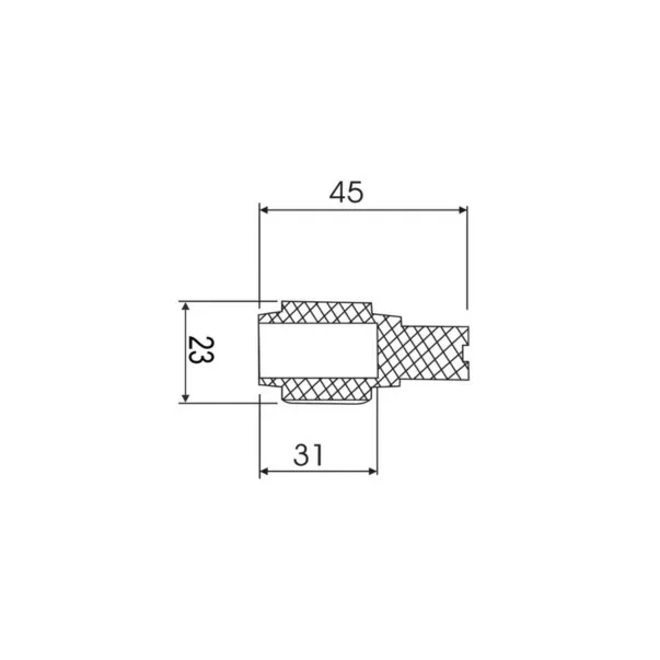 AcquaSource Grey переливная решетка для бассейна, 245 мм, 23 мм, цвет серый, тройное соединение - Фото №7