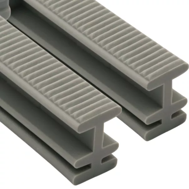 AcquaSource Grey переливная решетка для бассейна, 245 мм, 23 мм, цвет серый, тройное соединение - Фото №2