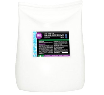 Poolman pH Minus средство для снижения уровня рН в гранулах, 25 кг