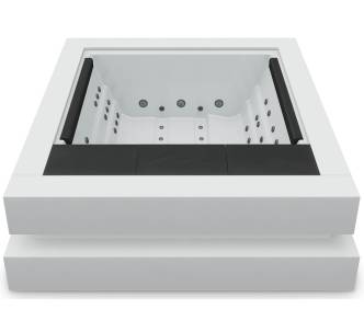 AQUAVIA Exclusive Line Cube гидромассажная ванна 231 x 231 x 78 см, 4 места