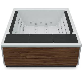 AQUAVIA Exclusive Line Quantum гидромассажная ванна 198 x 198 x 76 см, 4 места