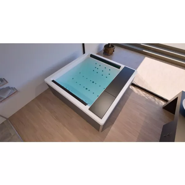 AQUAVIA City Line Quantum гидромассажная ванна 198 x 198 x 76 см, 4 места - Фото №2