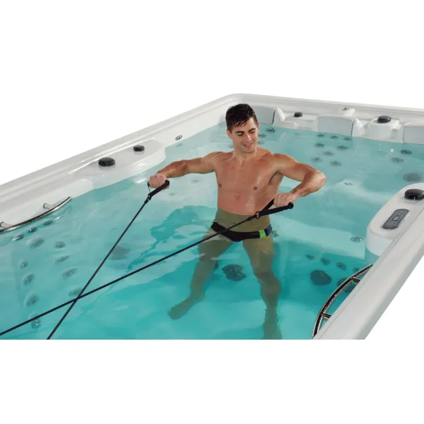 AQUAVIA Fitness Swim SPA гидромассажный бассейн для фитнеса с противотоком 400 x 230 см, 4 места - Фото №3