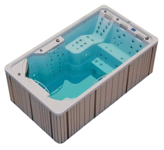 AQUAVIA Fitness Swim SPA гидромассажный бассейн для фитнеса с противотоком 400 x 230 см, 4 места