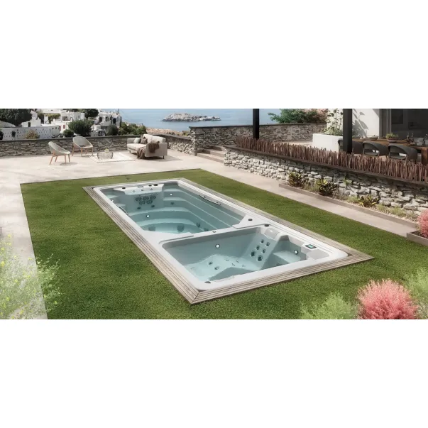 AQUAVIA Swim SPA DUO гидромассажный бассейн с противотоком 600 x 230 см, 4 места - Фото №7