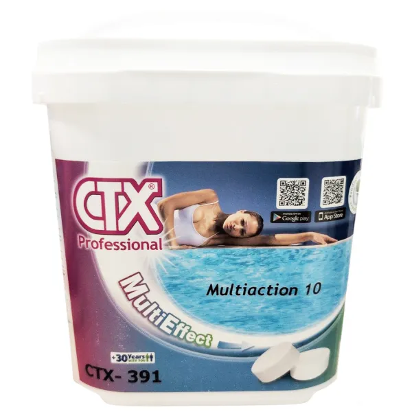 AstralPool CTX ACTION 10 в 1 мультифункциональный хлор 250 г для бассейна, 5 кг