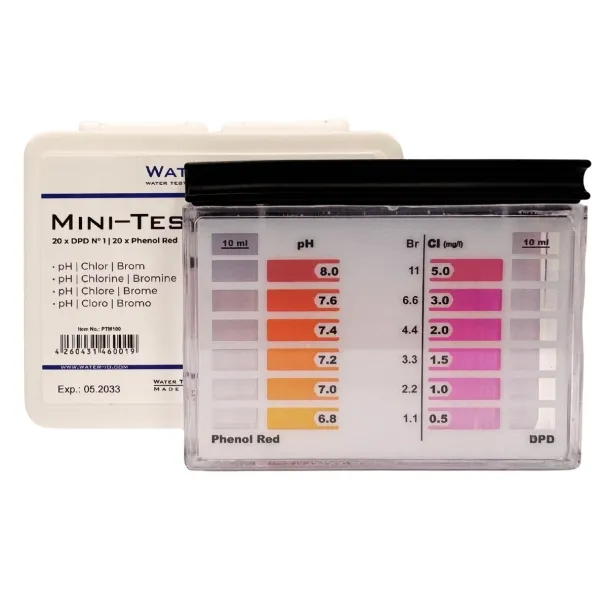 Тестер таблеточный Mini pH/Cl/Br Water-I.D. для басcейнов - Фото №2