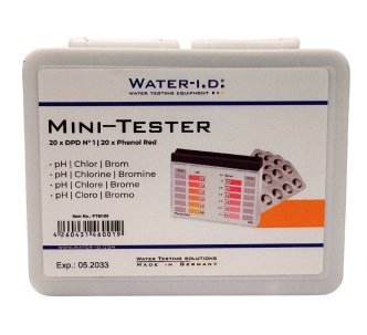 Тестер таблеточный Mini pH/Cl/Br Water-I.D. для басcейнов