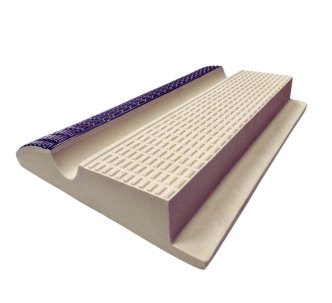 14*24,5 см бортовая плитка с рукохватом для переливного лотка Serapool 