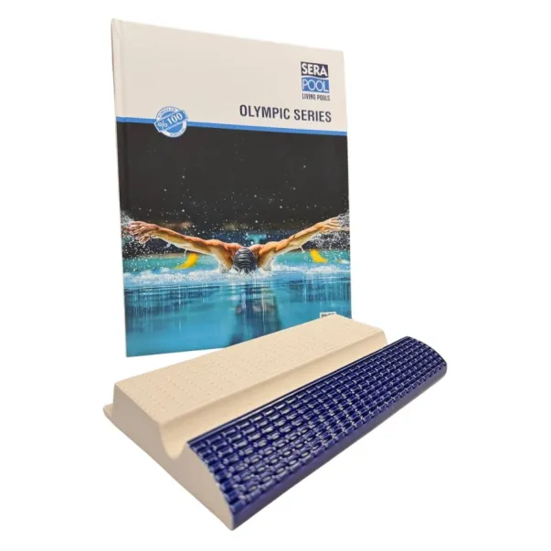 14*24,5 см бортовая плитка с рукохватом для переливного лотка Serapool  - Фото №2