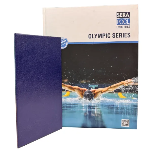 24,5*12,5 см кобальт противоскользящая плитка для бассейна Serapool  - Фото №2