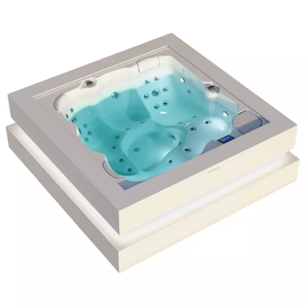 AQUAVIA Exclusive Line Cube Ergo гидромассажная ванна 231 x 231 x 78 см, 5 места