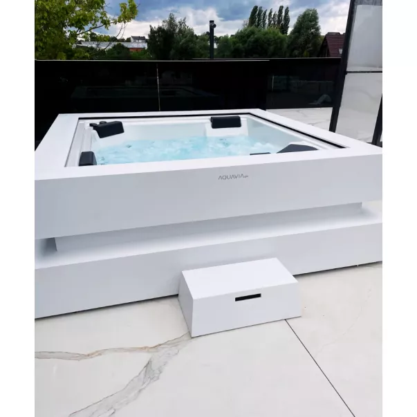 AQUAVIA Exclusive Line Cube Ergo гидромассажная ванна 231 x 231 x 78 см, 5 места - Фото №2