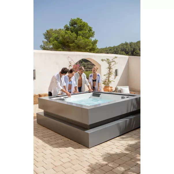 AQUAVIA Exclusive Line Cube Ergo гидромассажная ванна 231 x 231 x 78 см, 5 места - Фото №12