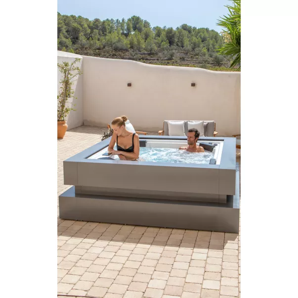 AQUAVIA Exclusive Line Cube Ergo гидромассажная ванна 231 x 231 x 78 см, 5 места - Фото №9