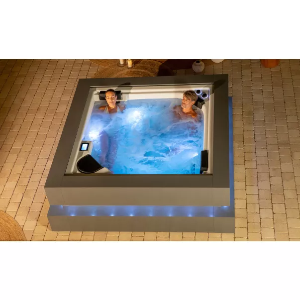 AQUAVIA Exclusive Line Cube Ergo гидромассажная ванна 231 x 231 x 78 см, 5 места - Фото №8