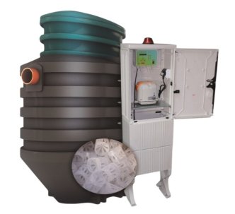 Delfin PRO 12 септик для приватного будинку, 2,19 м3/добу