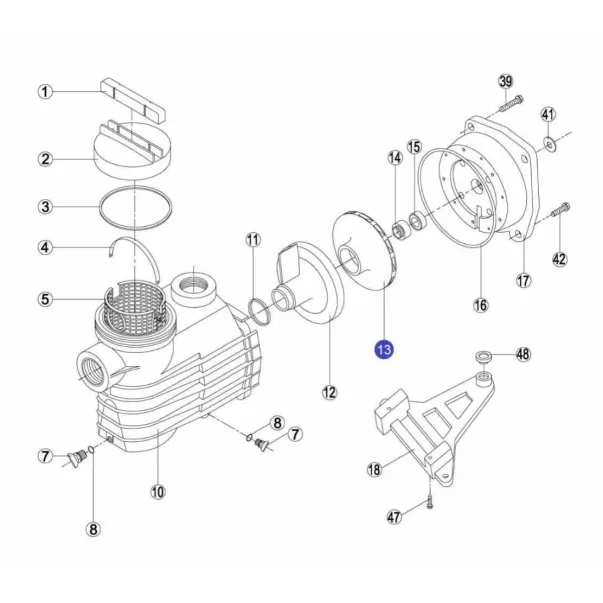 Крильчатка насоса Kripsol EP300 RKS136 - Фото №2