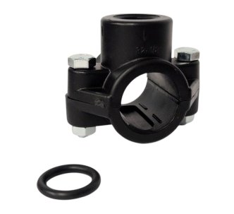 Hidroten хомут врізний затискний ПП 1003008, d50x1/2