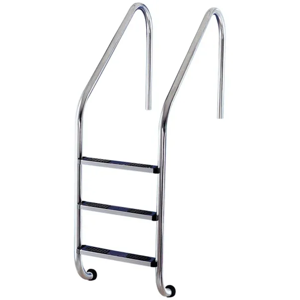 Flexinox Overflow лестница для бассейна 3 ступени для широкого борта, AISI-316