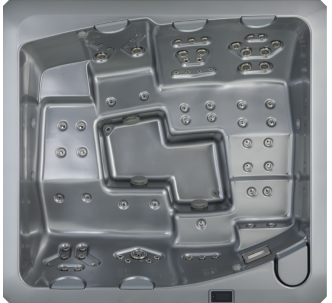 USSPA Vibes Momento 235,5 × 219,5 см гідромасажна ванна