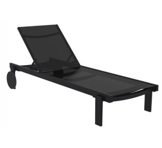 Aquajoy Casablanca шезлонг чорний