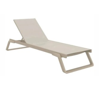 Aquajoy Tropic шезлонг серо-коричневый