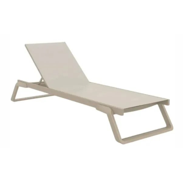 Aquajoy Tropic шезлонг серо-коричневый