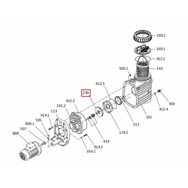 Крыльчатка насоса Speck BADU ТОР ІІ/12  - Фото №2