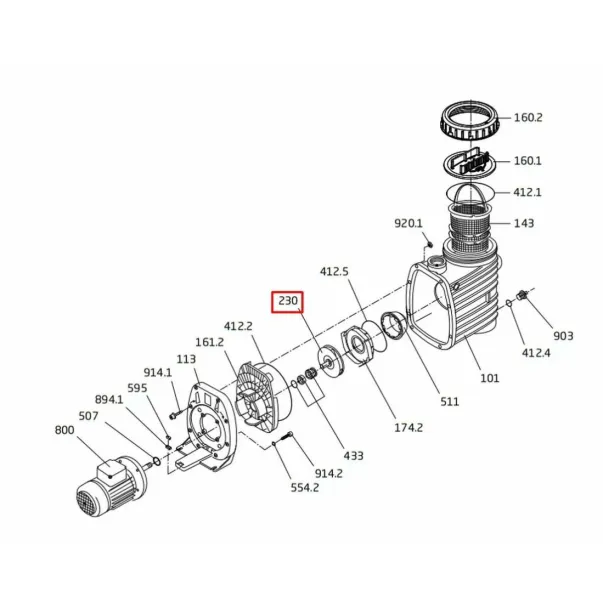 Крыльчатка насоса Speck BADU ТОР ІІ/14  - Фото №2